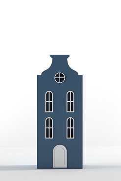 Шкаф-домик Брюссель Mini темно-синего цвета