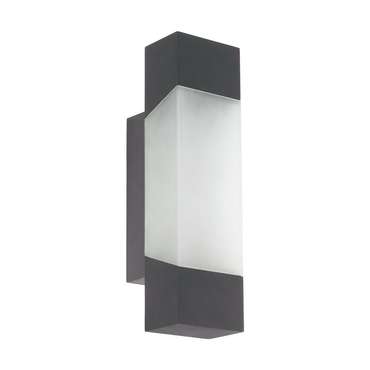 Уличный настенный светодиодный светильник Gorzano бело-серого цвета