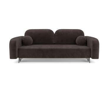 Прямой диван-кровать Цюрих коричневого цвета