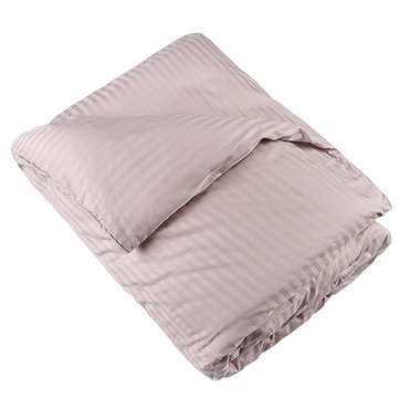 Пододеяльник 'HoReCa' 205х217, страйп-сатин, 100% хлопок, пл. 125 гр./кв. м., 'Пыльная роза'