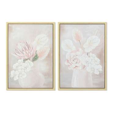 Картина Ваза для цветов 50 x 4 x 70 cm Скандинавский (2 штук)