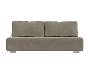 Прямой диван-кровать Уно бежевого цвета