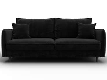 Диван-кровать Лига-064 черного цвета