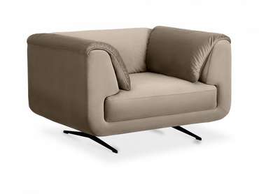 Кресло Marsala серо-коричневого цвета
