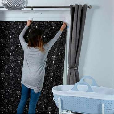 Занавес Tommee Tippee непрозрачный 130 x 198 см Детский Чёрный