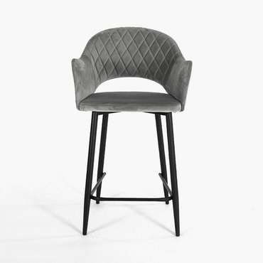Барный стул Белладжио серого цвета