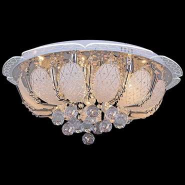 Потолочная люстра 55649-0.3-08 (стекло, цвет белый)