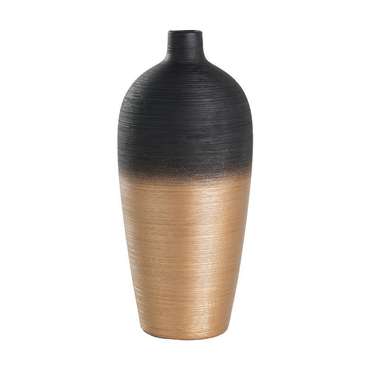 Ваза для декора Saryksu черно-золотого цвета