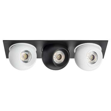 Светильник INTERO LED 9W*3 850LM*3 24G ЧЕРНЫЙ/БЕЛЫЙ 4000K (217537+217064+217074+217064)
