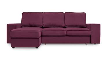 Угловой диван-кровать Монако фиолетового цвета