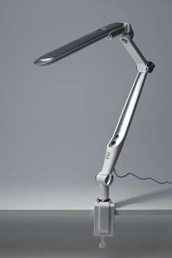 Настольная лампа NLED-496 Б0052768 (пластик, цвет серебро)
