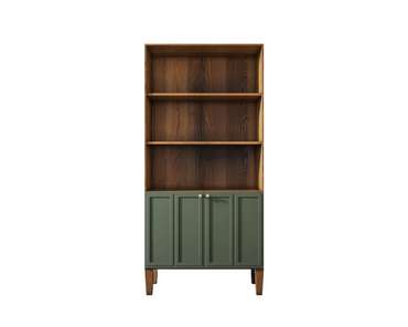 Книжный шкаф Andersen коричнево-зеленого цвета