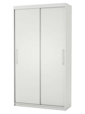 Шкаф-купе платяной Эконом 120 белого цвета