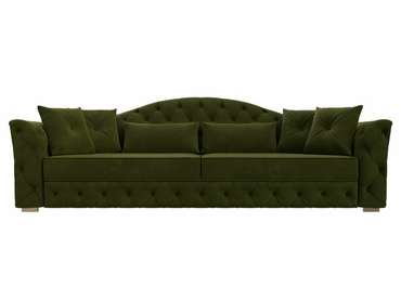 Прямой диван-кровать Артис зеленого цвета