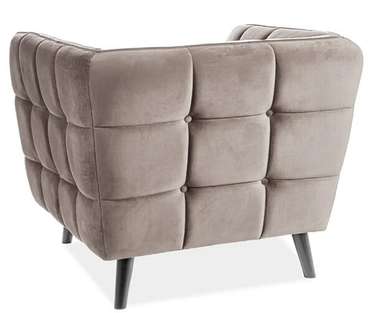 Кресло Castello 1 темно-бежевого цвета