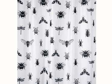 Шторка для ванной Buzz Fauna белого цвета