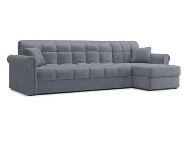 Угловой диван-кровать Палермо 1.4 серого цвета