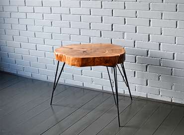 Кофейный стол Oak 06 черно-коричневого цвета