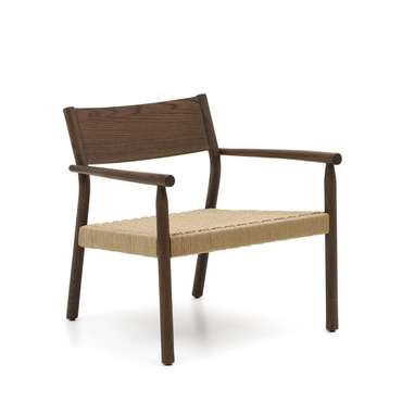 Кресло Yalia коричнево-бежевого цвета
