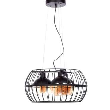 Подвесная люстра Optis LDP 11765-3 BK (стекло, цвет янтарный)
