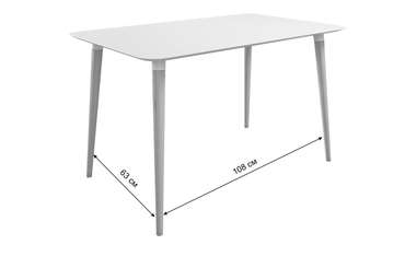Обеденный стол Сканди 1 серого цвета