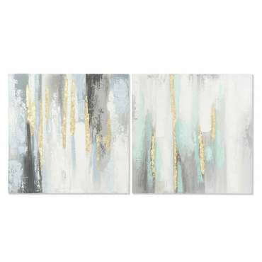 Картина Абстракция 80 x 3 x 80 cm современный (2 штук)