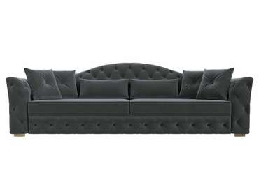 Прямой диван-кровать Артис серого цвета