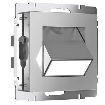 Встраиваемая LED подсветка Turn серебряный W1154706 Встраиваемые механизмы серебряные