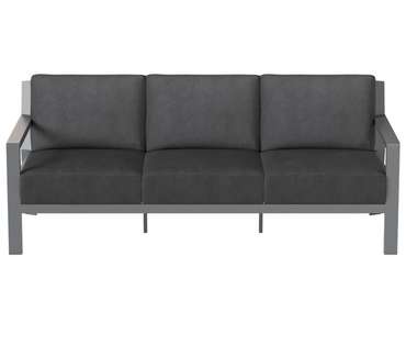 Садовый диван Тетра 3 серого цвета