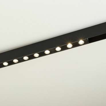 Трековый магнитный светильник Arlight MAG-DOTS-25-L600-18W Day4000 (BK, 30 deg, 24V, DALI) 046326