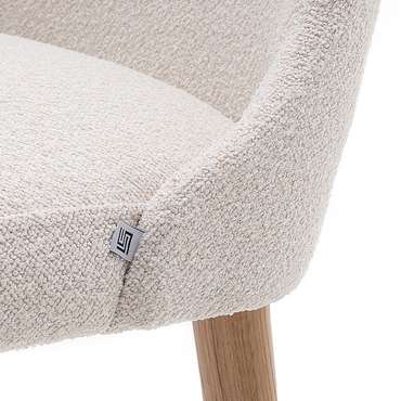 Полубарный стул Fusion Standart F01 светло-бежевого цвета