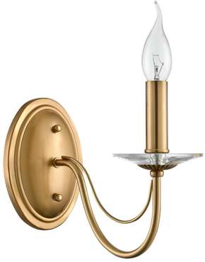 Бра Lumion Incanto 8033/1W металл/стекло, медь/прозрачный E14 1*40W 220V подсвечник