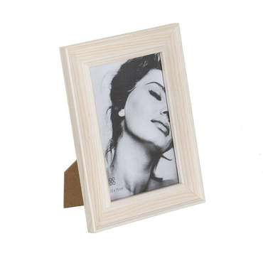 Фоторамка Белый Светло-коричневый Деревянный Стеклянный 14,5 x 2 x 20 cm