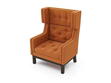 Кресло Айверс Хай оранжевого цвета