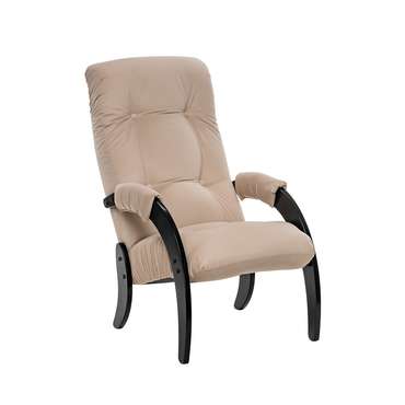 Кресло для отдыха Модель 61 бежевого цвета
