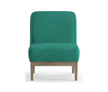 Кресло из велюра Арагорн бирюзового цвета