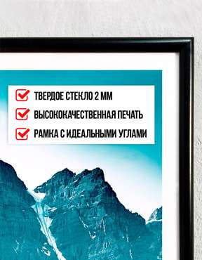 Постер в рамке Бутик Chanel 40х60 см