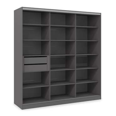 Шкаф-купе Comfort 24.8 темно-серого цвета