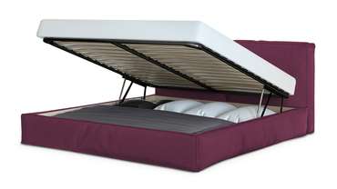 Кровать Латона 200х200 фиолетового цвета