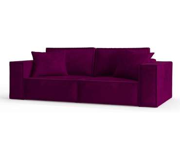 Диван-кровать из велюра Ли Рой фиолетового цвета