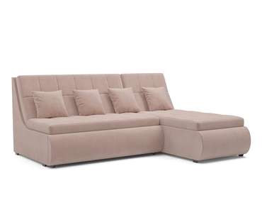 Угловой диван-кровать Дубай бежевого цвета