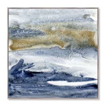 Репродукция картины на холсте Storm waves on the ocean
