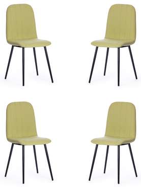 Набор из четырех стульев ARC фисташкового цвета