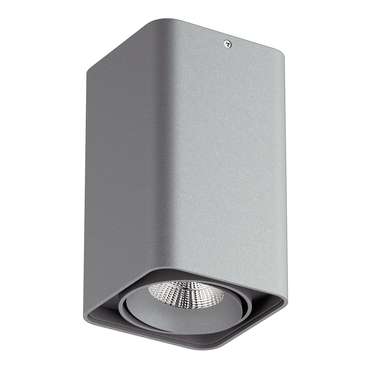 Светодиодный накладной светильник Monocco К 3000 серого цвета
