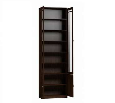 Шкаф книжный Sherlock темно-коричневого цвета