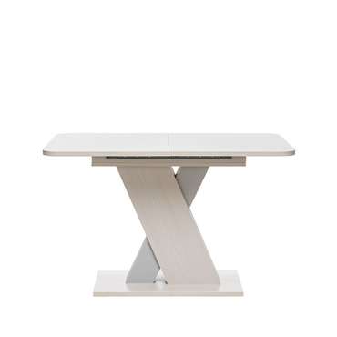 Раздвижной обеденный стол Гросс белого цвета 