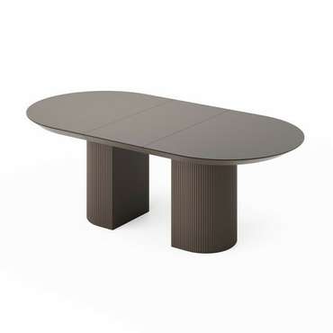 Раздвижной обеденный стол Рана S коричневого цвета