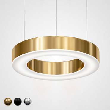 Подвесной светильник Light Ring Horizontal D30 золотого цвета 