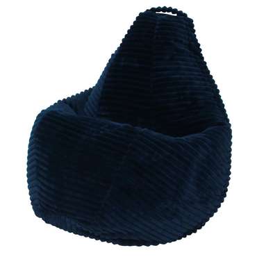 Кресло-мешок груша Cozy Home L синего цвета