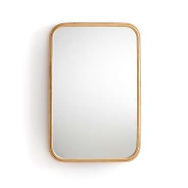 Настенное зеркало Nogu 60х90 бежевого цвета